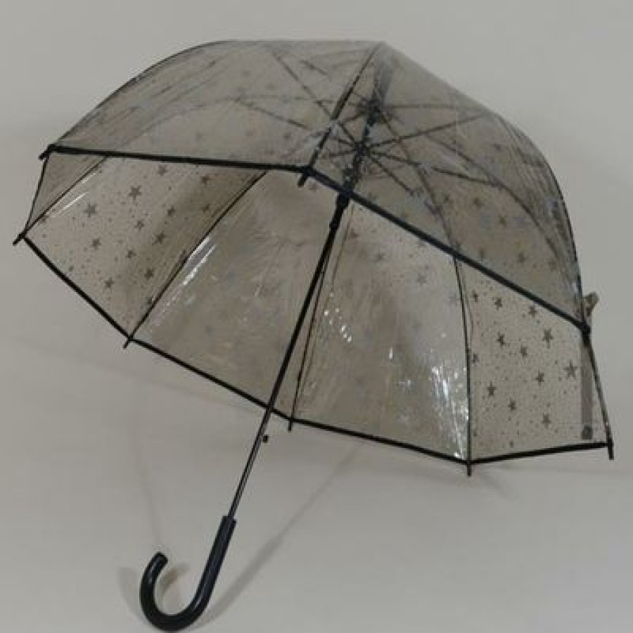 Parapluie Transparent Susino | Parapluie Transparent Bubble White Stars