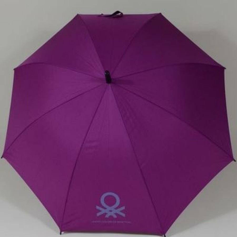 Parapluie Droit Benetton | Parapluie Automatique Violet Benetton