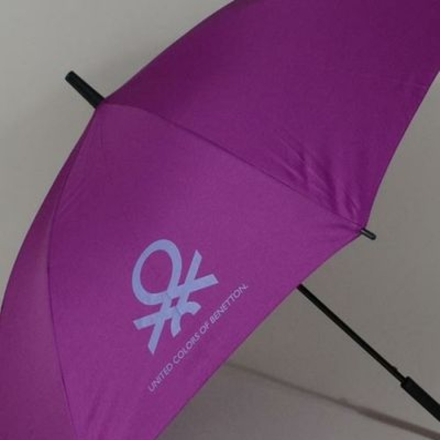 Parapluie Droit Benetton | Parapluie Automatique Violet Benetton