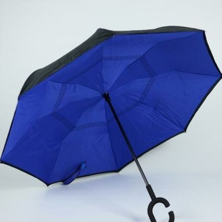 Parapluie Droit CaptainParapluie | Parapluie Pratique Bleu