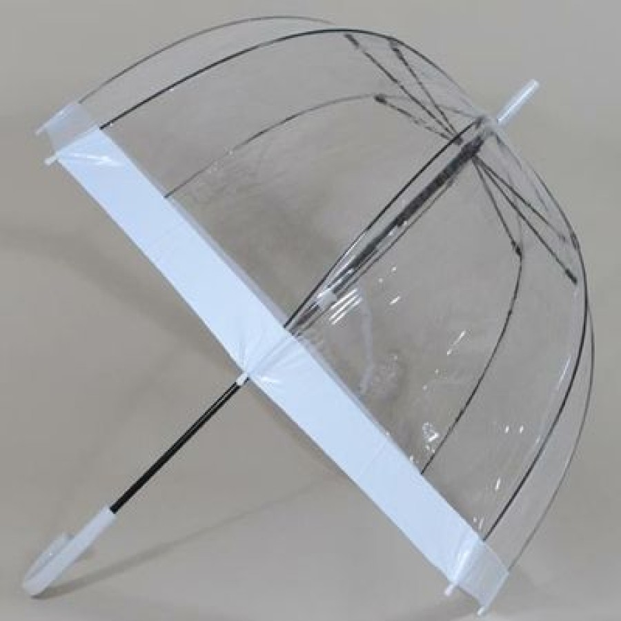 Parapluie Transparent Fulton | Parapluie Mariee Birdcage White