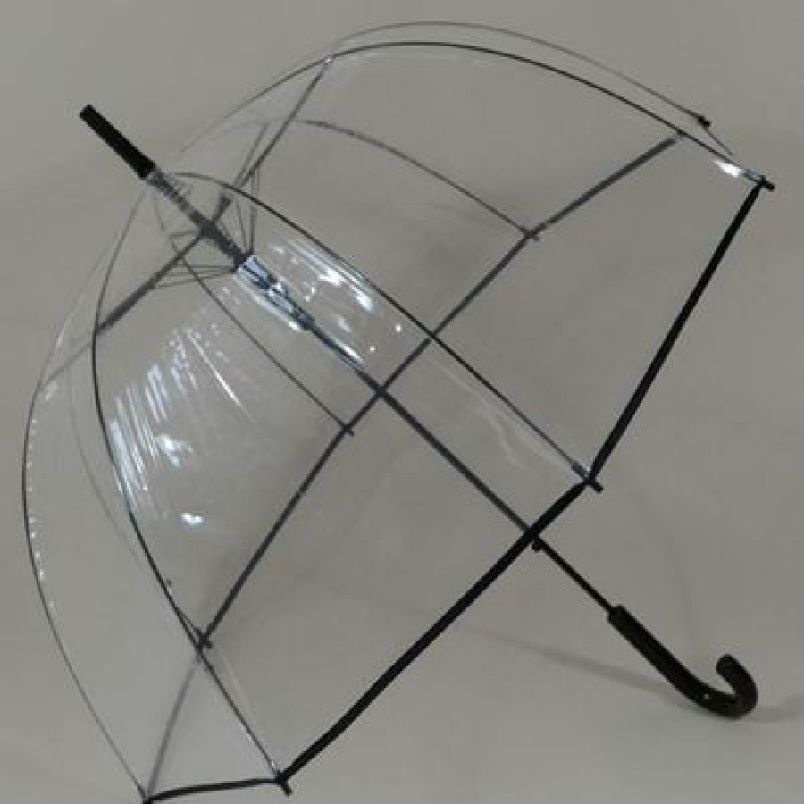 Parapluie Transparent Susino | Parapluie Transparent Cloche Bubble Black