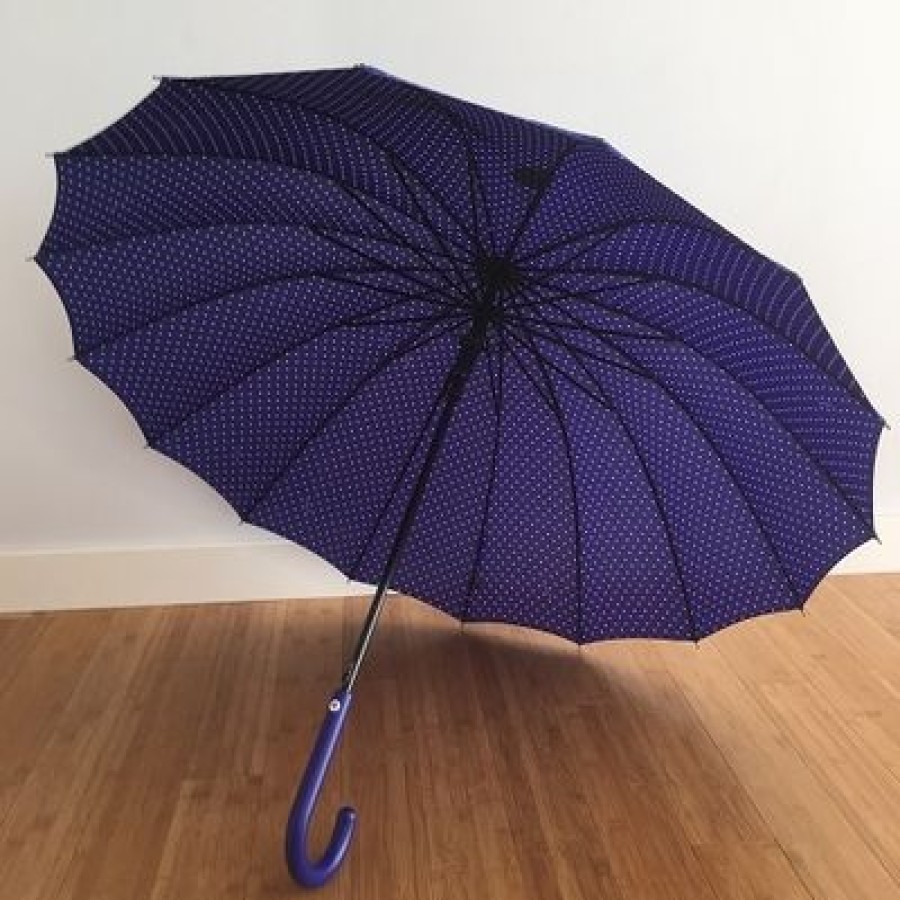 Parapluie Droit Bisetti | Parapluie Solide A 16 Baleines