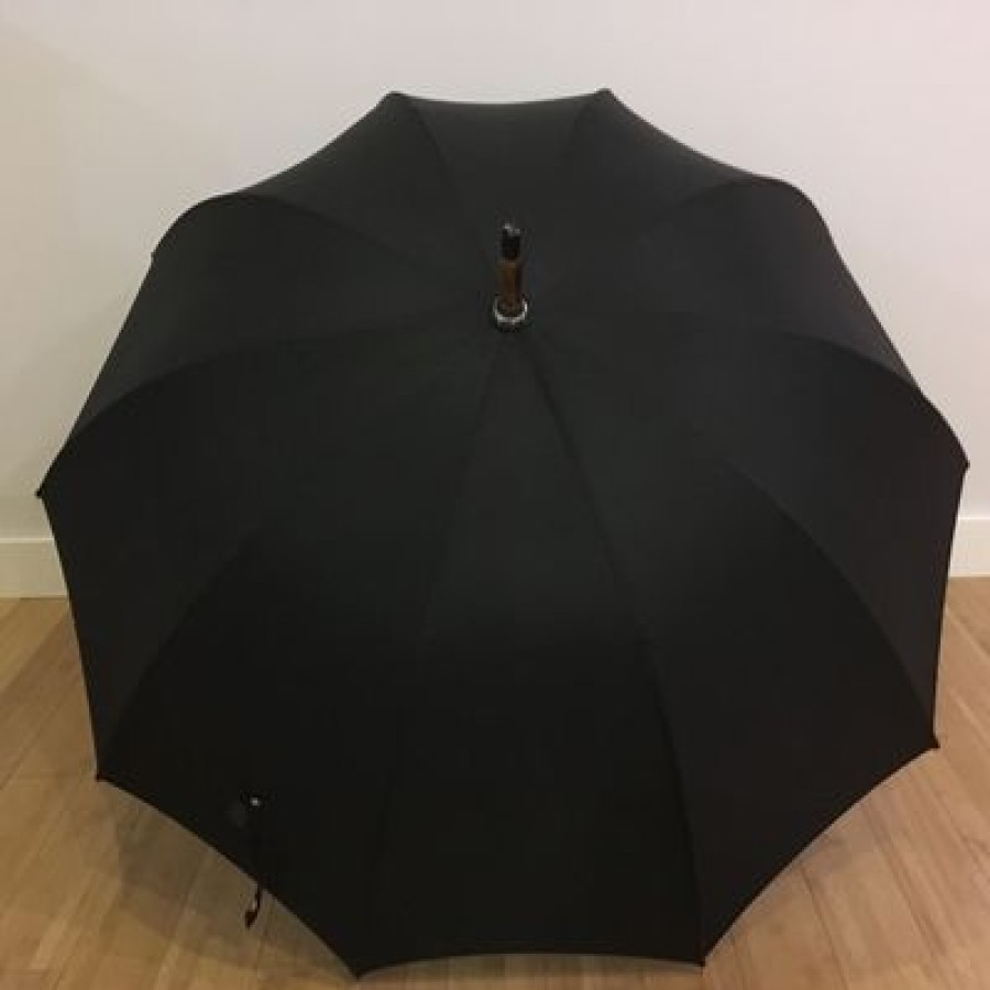 Parapluie Droit ParapluieParis | Parapluie De Luxe En Chataignier