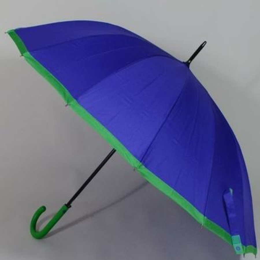 Parapluie Droit Bisetti | Parapluie Grande Taille A 16 Baleines