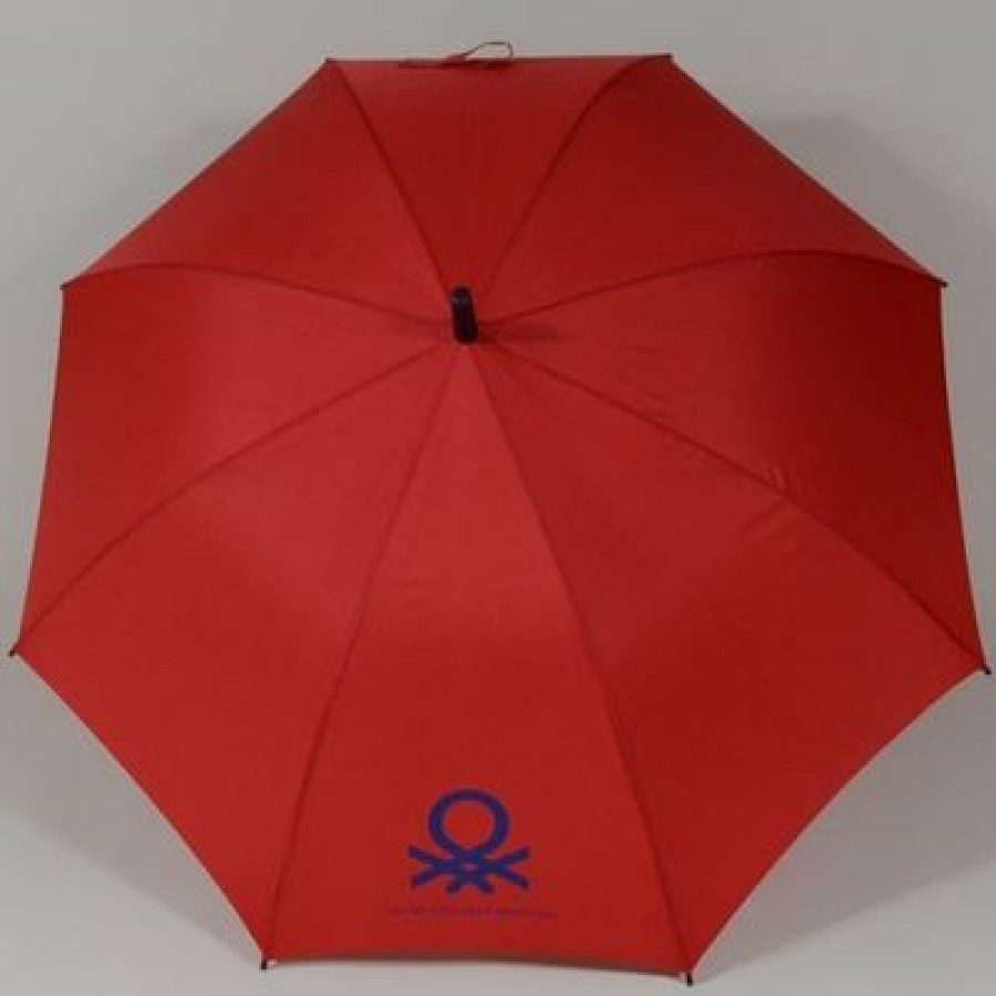 Parapluie Droit Benetton | Parapluie Benetton Rouge