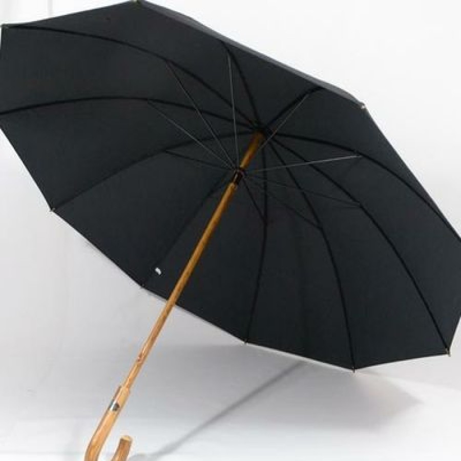 Parapluie De Berger ParapluieParis | Parapluie Artisanal Berger Noir