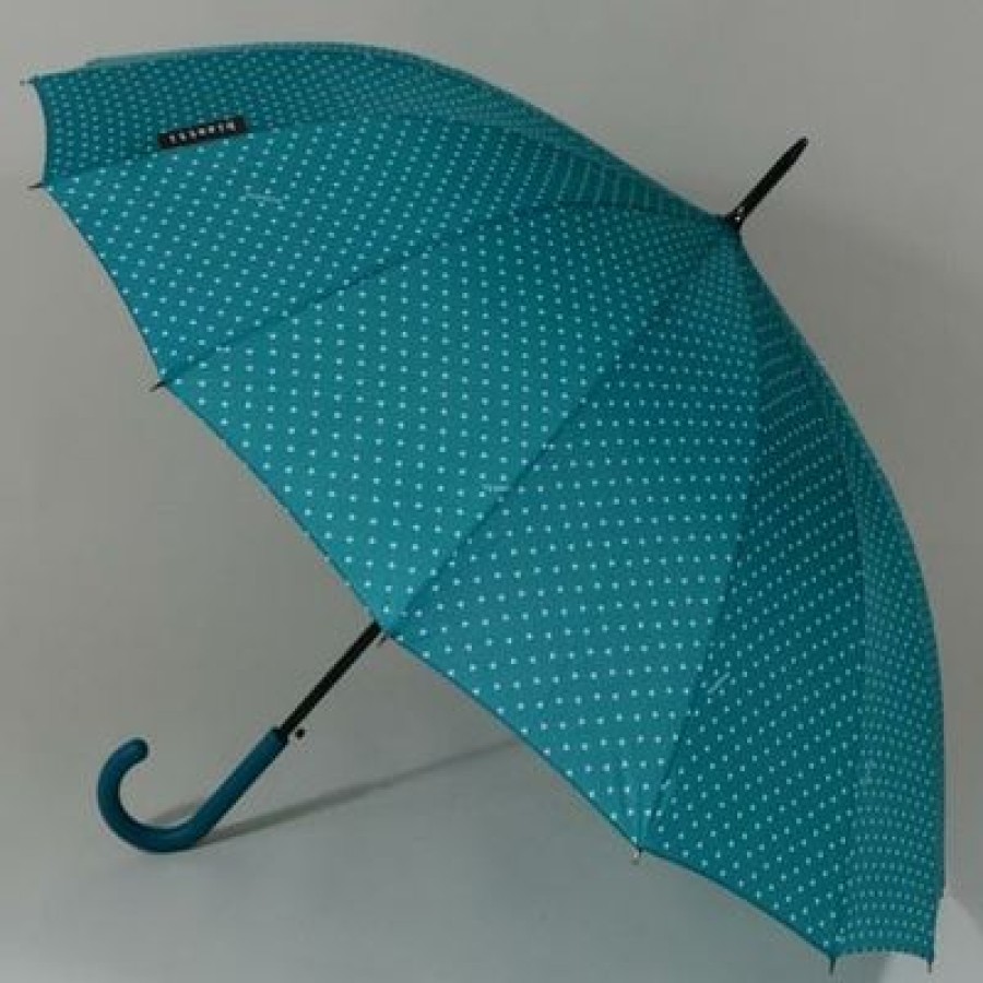 Parapluie Droit Bisetti | Parapluie Long Resistant Avec Petites Etoiles