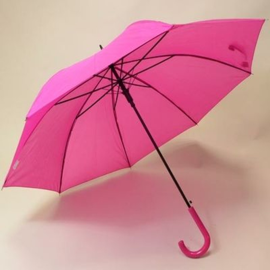 Parapluie Droit CaptainParapluie | Parapluie Pas Cher L'Uni Fuschia