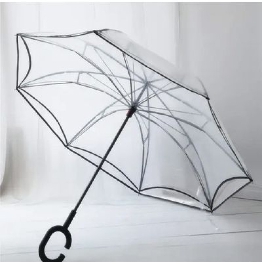 Parapluie Transparent CaptainParapluie | Parapluie Inverse Transparent