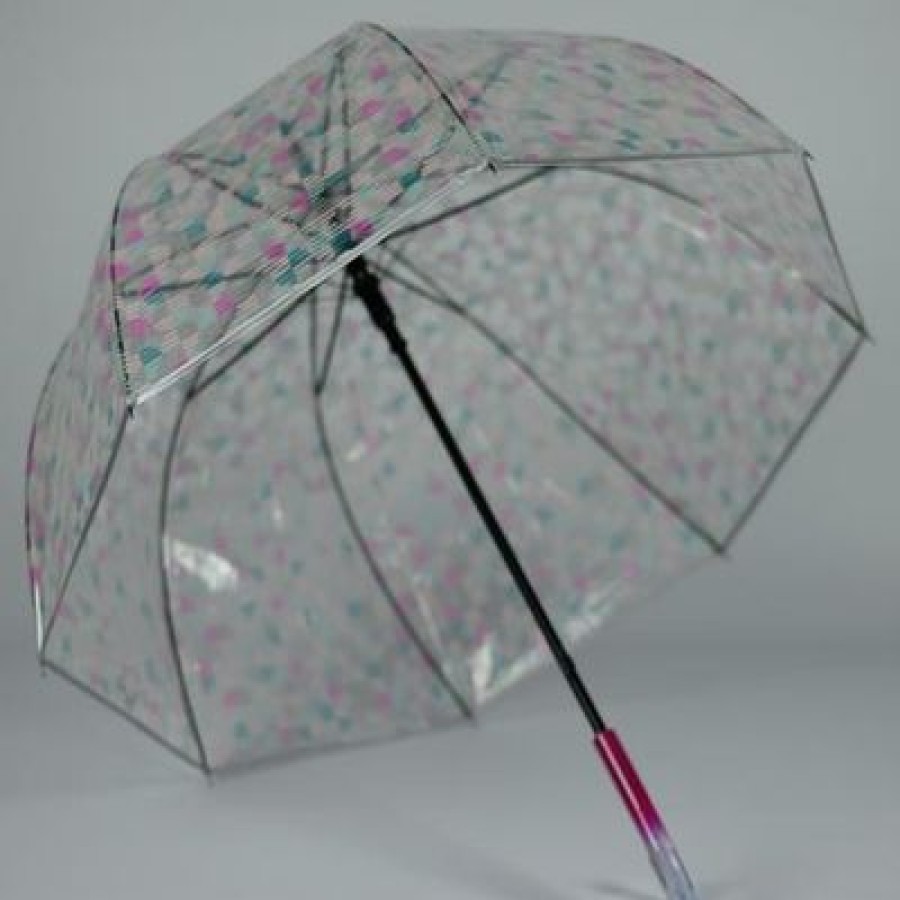 Parapluie Cloche Esprit | Parapluie Transparent Le Pink Glow