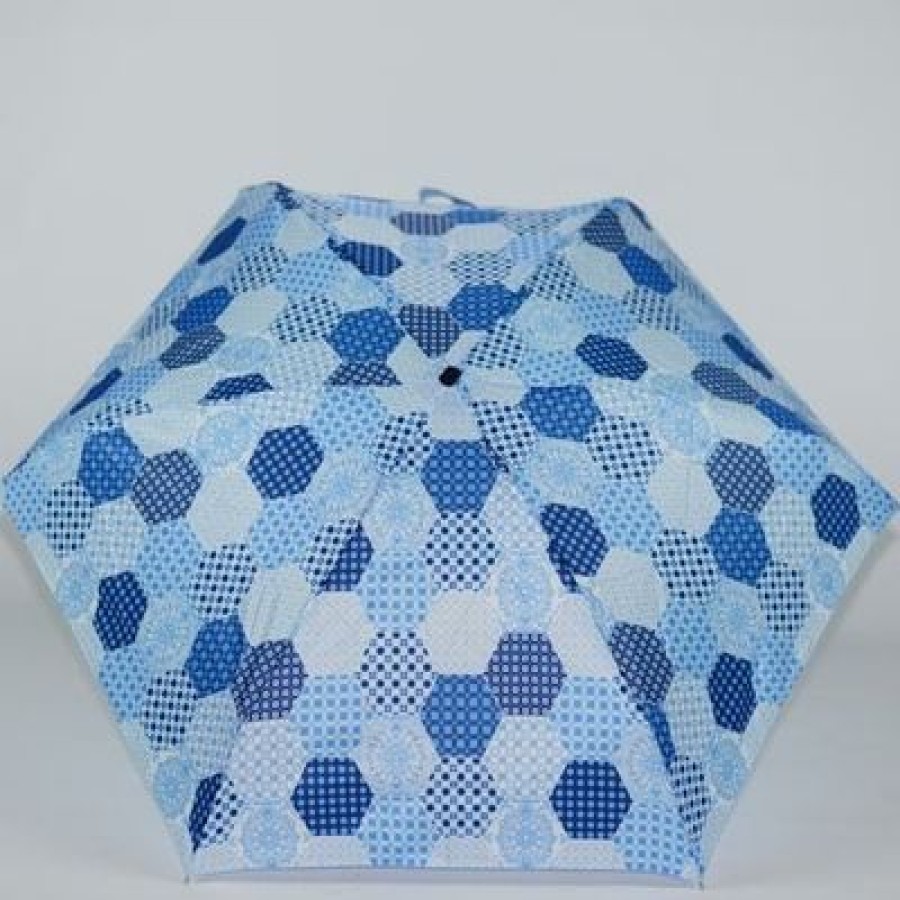 Parapluie Pliant Fulton | Petit Parapluie Bleu Moroccan Tiles