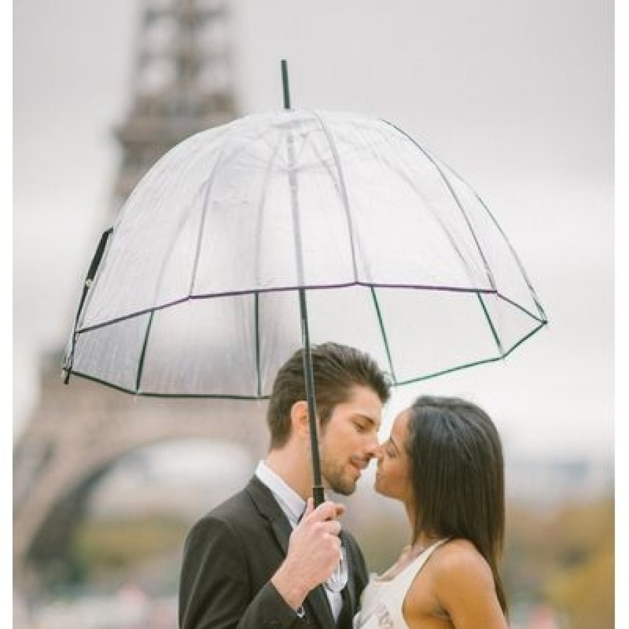 Parapluie Transparent ParapluieParis | Parapluie Cloche Transparent Francais