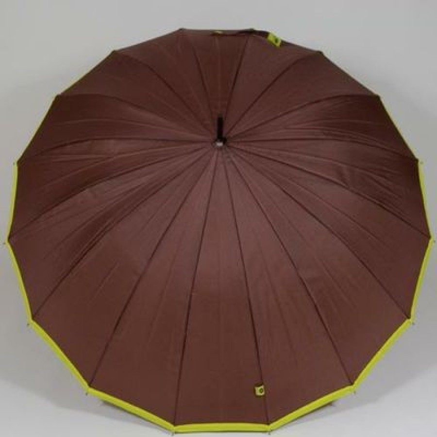 Parapluie Droit Bisetti | Parapluie Xl A 16 Baleines