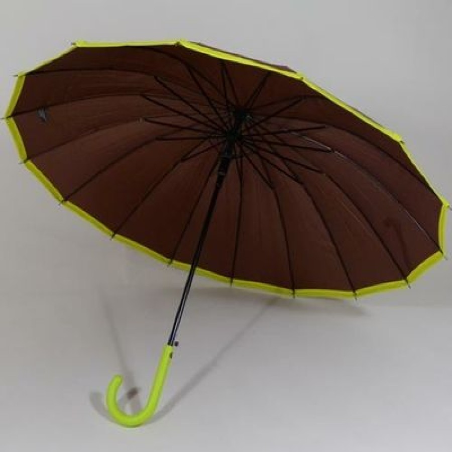 Parapluie Droit Bisetti | Parapluie Xl A 16 Baleines