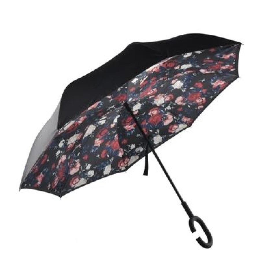 Parapluie Droit CaptainParapluie | Parapluie A Ouverture Revolutionnaire Lily Rose