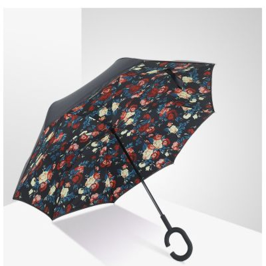 Parapluie Droit CaptainParapluie | Parapluie A Ouverture Revolutionnaire Lily Rose