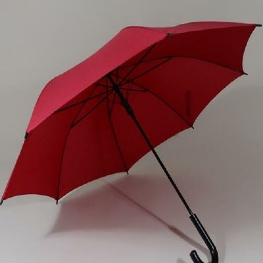 Parapluie Droit Esprit | Parapluie A Fonction Automatique Rouge