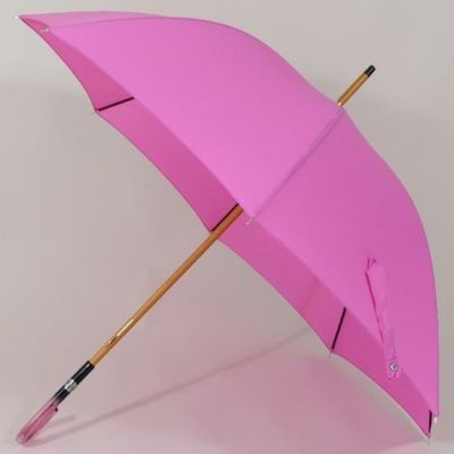 Parapluie Droit Pierre Vaux | Parapluie Couleur Rose Bonbon