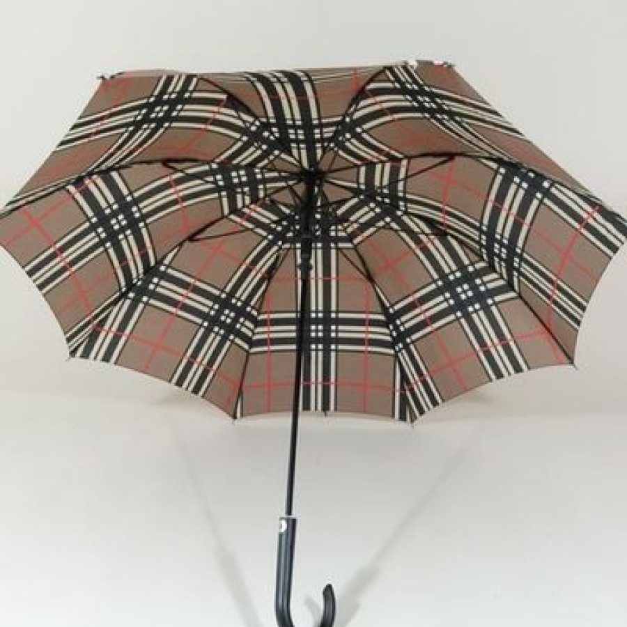 Parapluie Droit Happy Rain | Parapluie Imprime Iconique Checks