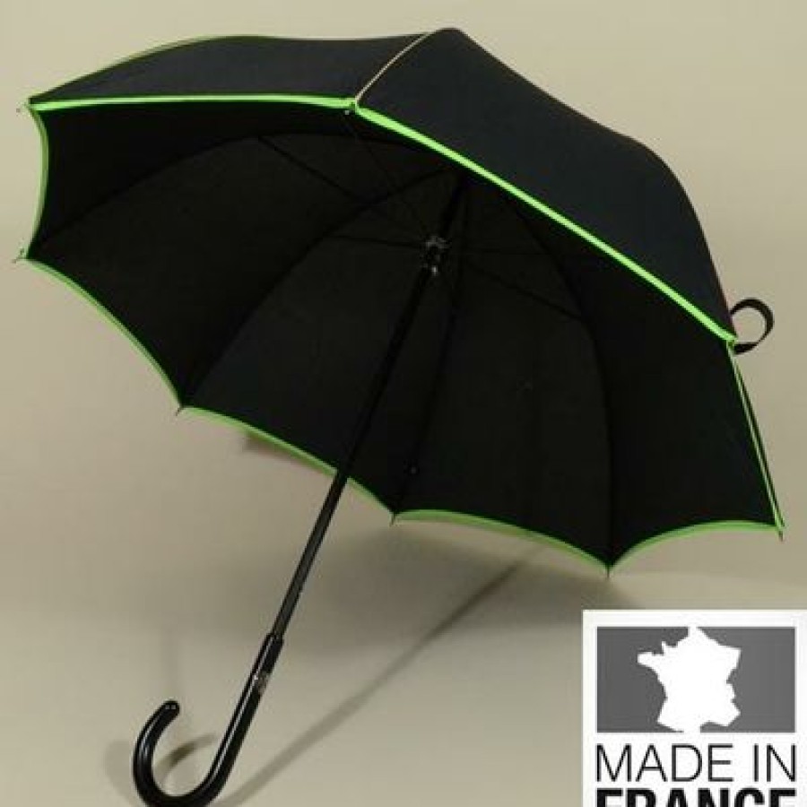 Parapluie Droit ParapluieParis | Parapluie Made In France L'Eternel Noir