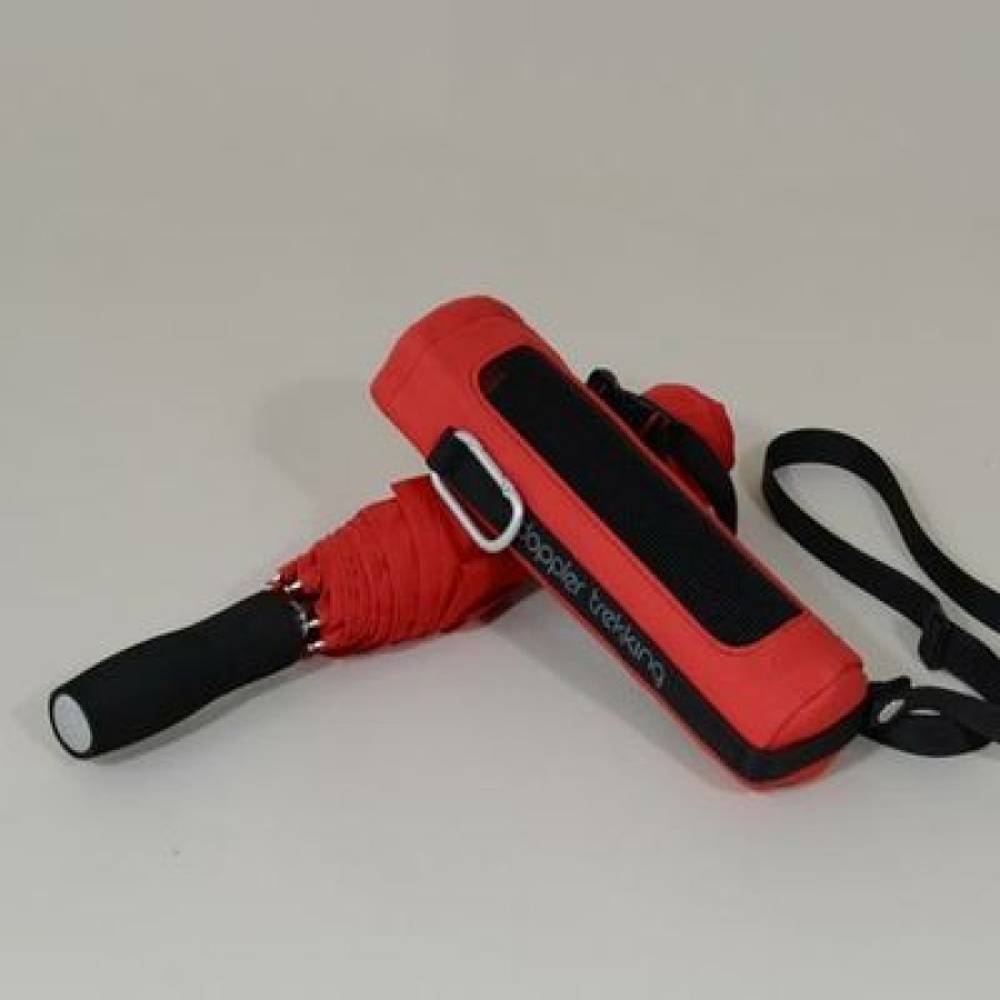 Parapluie Pliant Doppler | Parapluie De Trekking Rouge