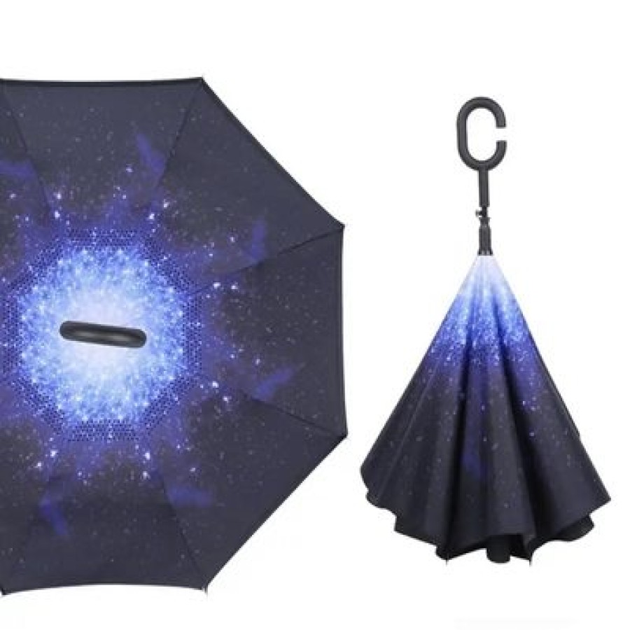 Parapluie Droit CaptainParapluie | Parapluie Inverse Mains Libres