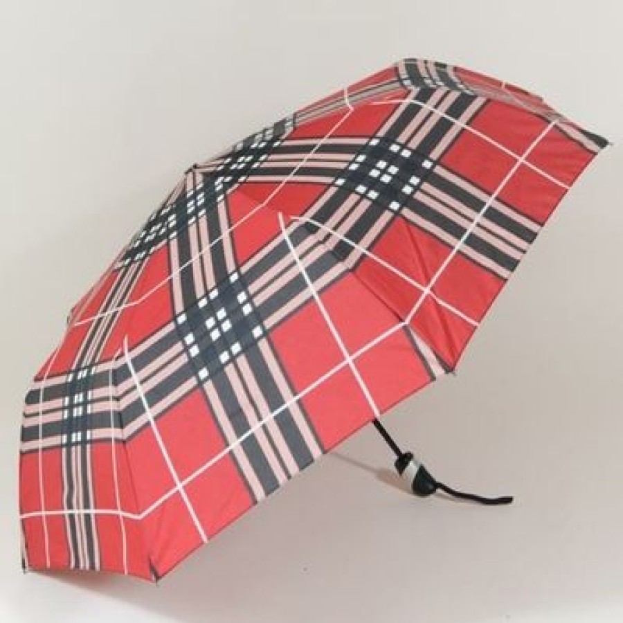 Parapluie Pliant Happy Rain | Le Mini Checks Red