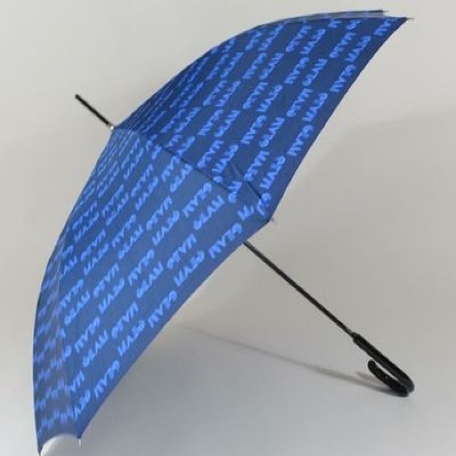 Parapluie Droit Pierre Cardin | Pierre Cardin Parapluie Glamour Bleu