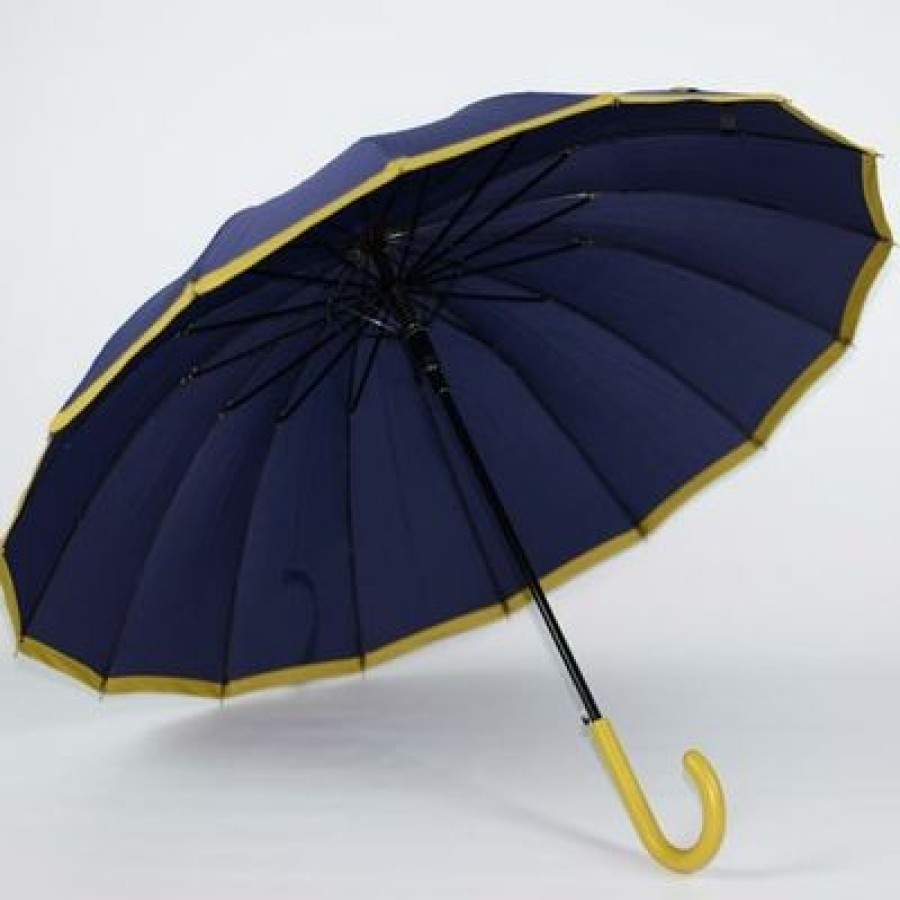 Parapluie Droit Bisetti | Parapluie Canne Femme Holi Bleu