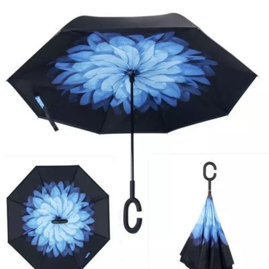 Parapluie Droit CaptainParapluie | Parapluie Solide Inverse